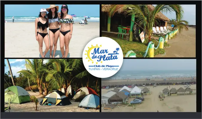 Mar de Plata Club de Playa , Palapas, Vacaciones